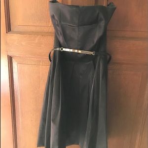 Rachel Roy size 4 black strapless dress